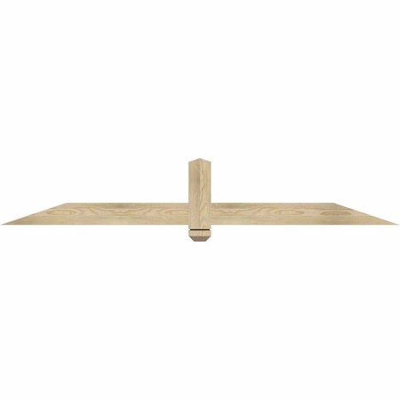 Ekena Millwork Eugene Rough Sawn Timber Gable Bracket, Douglas Fir, 72"W x 12"H x 2"D x 4"F, 4/12 Pitch GBW072X12X0204EUG00RDF